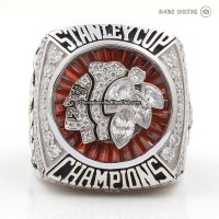 2013 Chicago Blackhawks Stanley Cup Ring/Pendant (C.Z. logo)